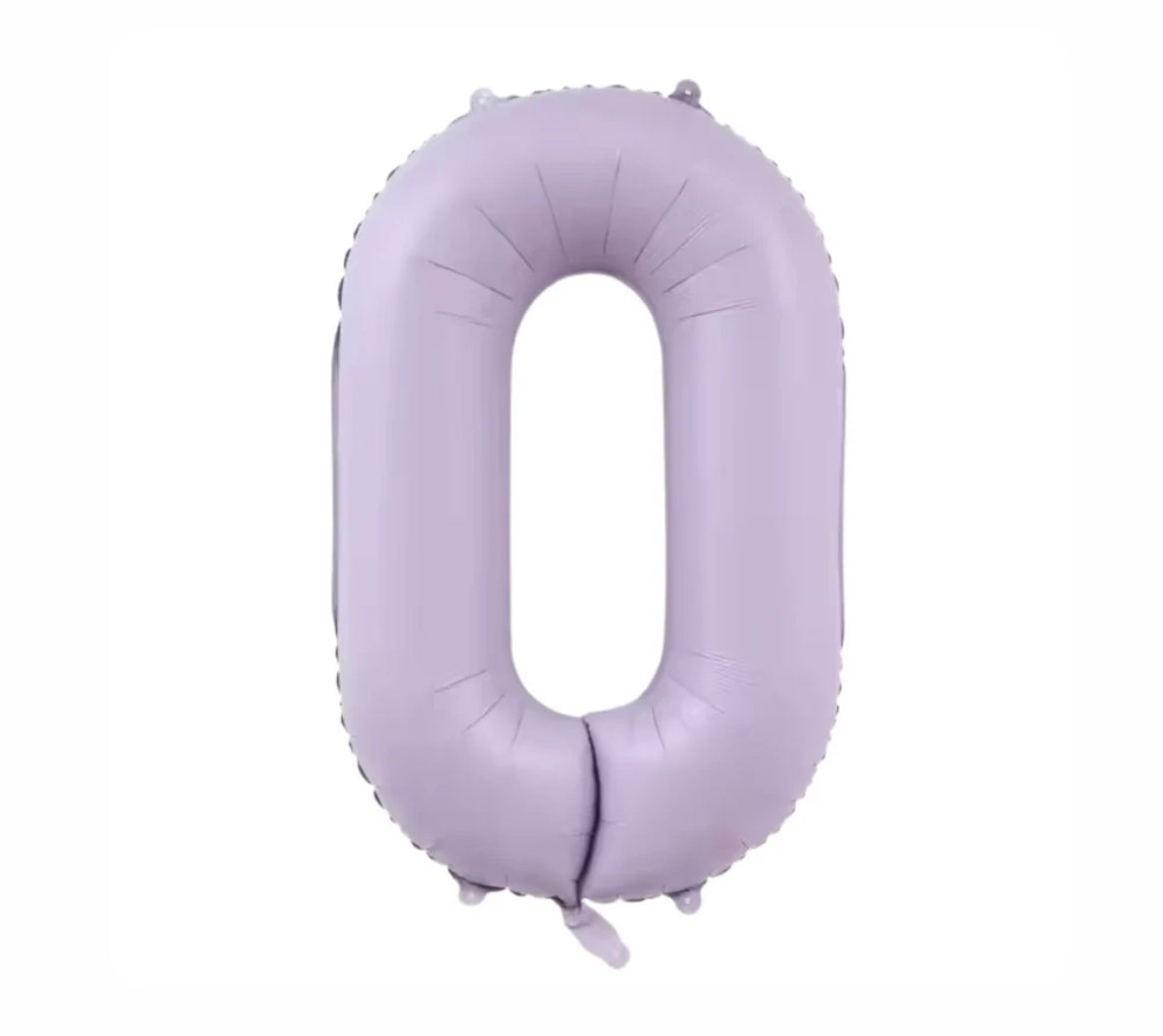34" Lavender Foil Balloon Number